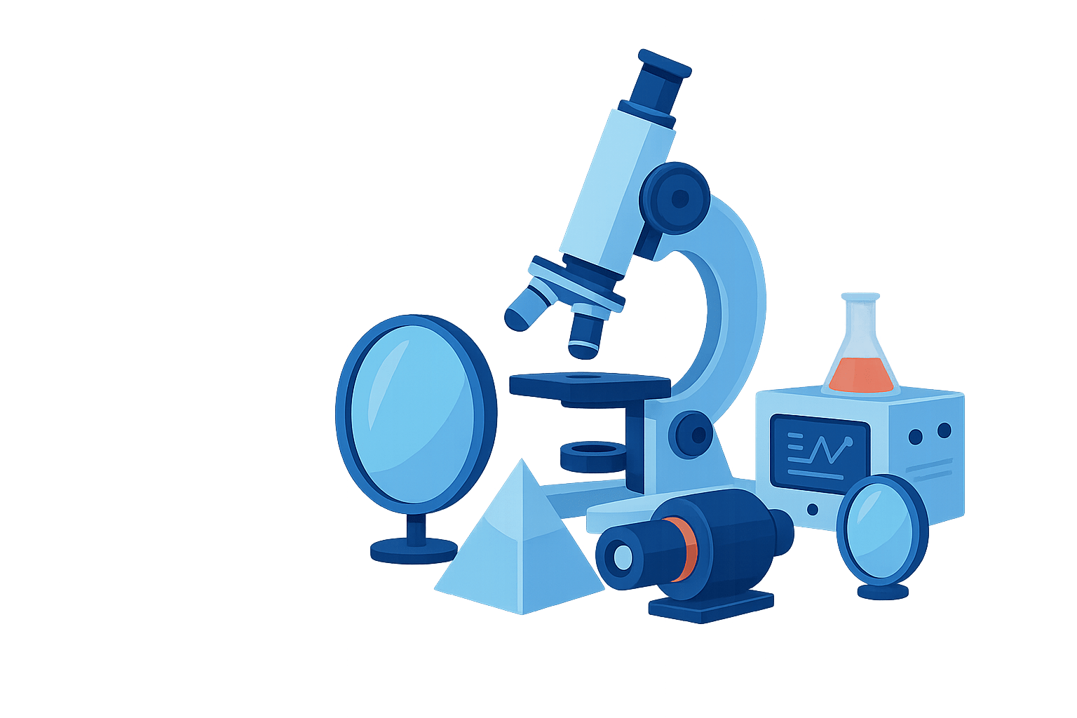 Optical Products Illustration